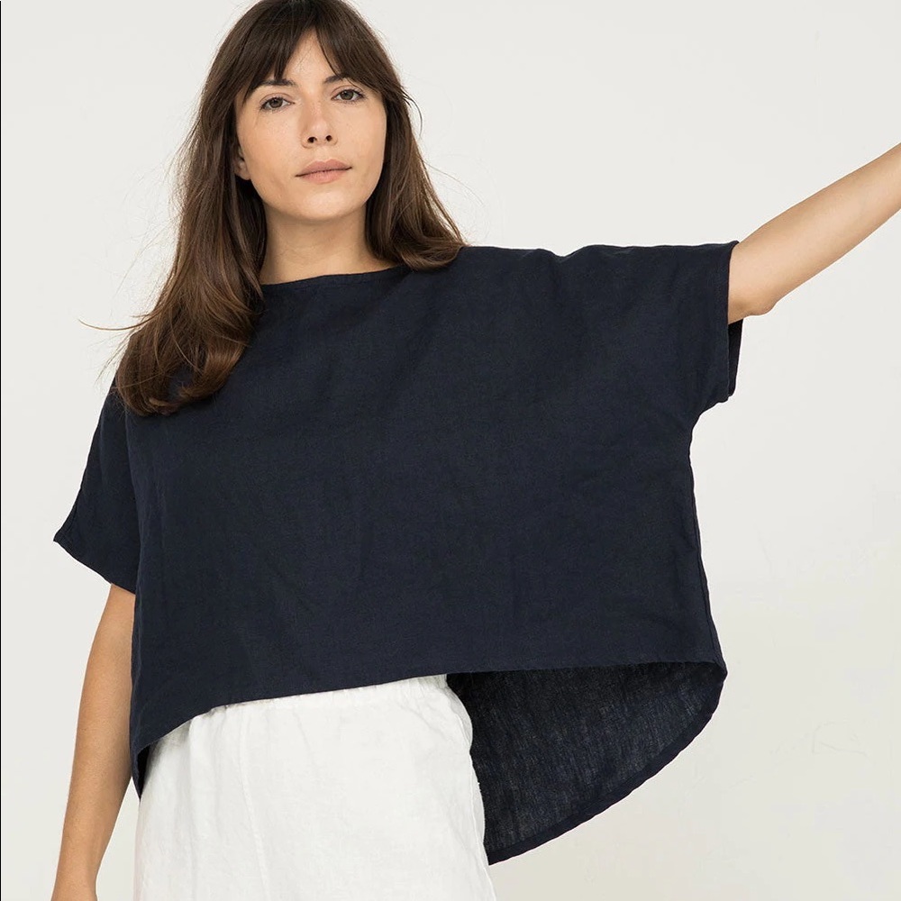 Elizabeth Suzann Linn Tee in Cotton Poplin